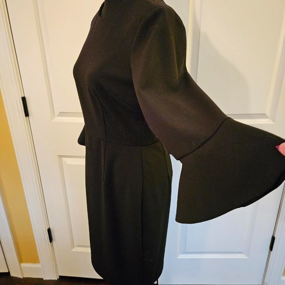 Donna Morgan Fitted Sheath Dress with Bell Sleeves - Picture 1 of 4